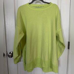 Aerie Lime Green Oversized sweatshirt